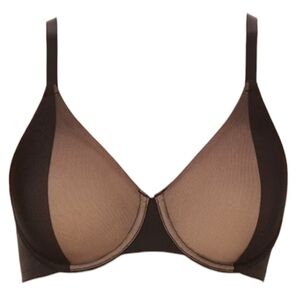 NWT Natori 30G side effect unlined underwire bra black cafe full coverage shapes